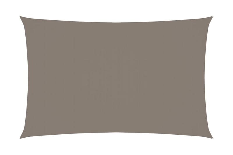 Solsegel oxfordtyg rektangulärt 5x8 m taupe - Brun - Utemöbler - Solskydd - Solsegel