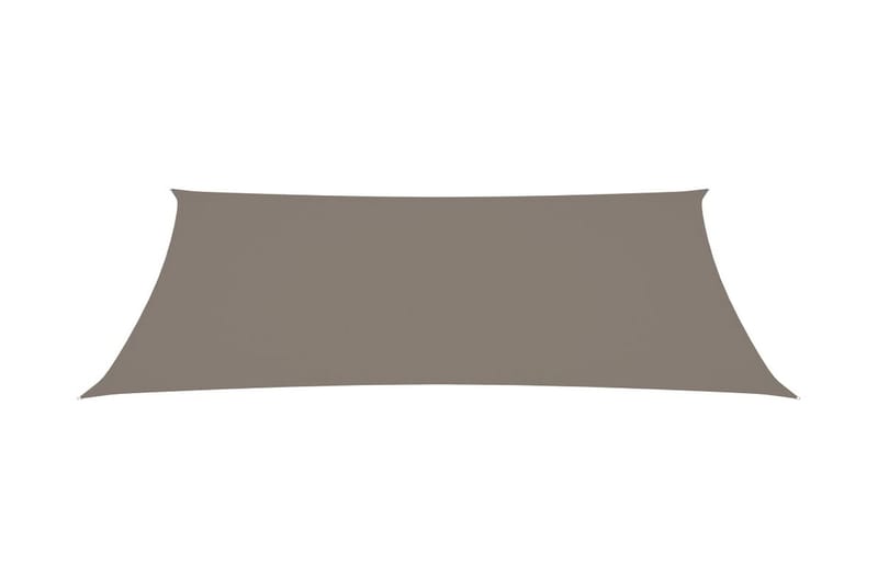 Solsegel oxfordtyg rektangulärt 5x8 m taupe - Brun - Utemöbler - Solskydd - Solsegel