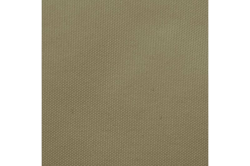 Solsegel oxfordtyg rektangulärt 6x8 m beige - Beige - Utemöbler - Solskydd - Solsegel