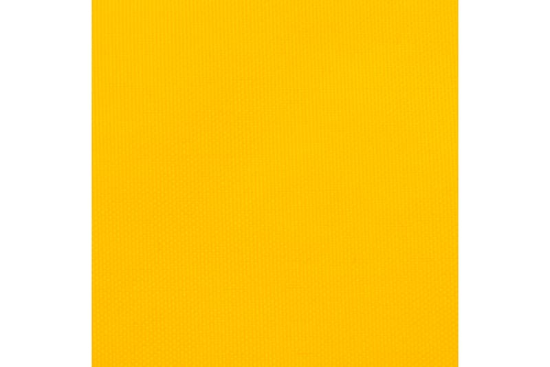 Solsegel Oxfordtyg trekantigt 3,5x3,5x4,9 m gul - Gul - Utemöbler - Solskydd - Solsegel