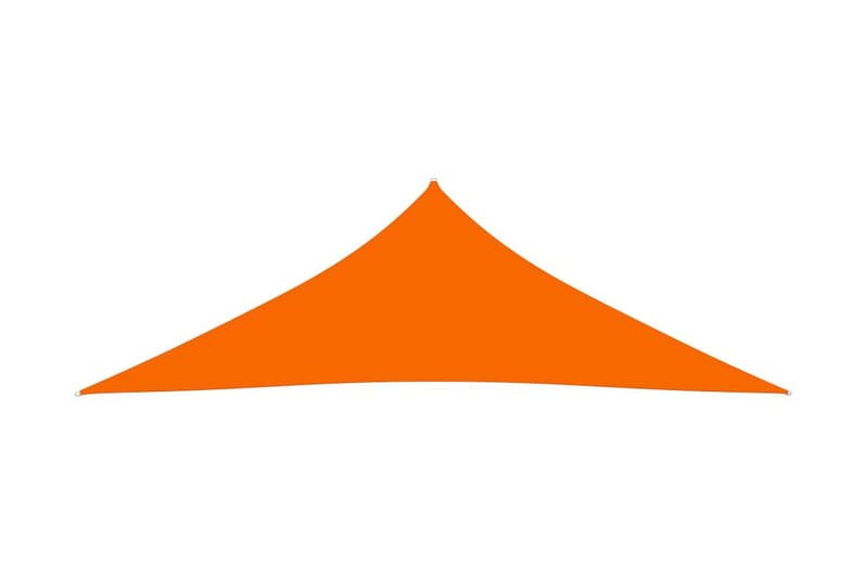 Solsegel oxfordtyg trekantigt 3,5x3,5x4,9 m orange - Orange - Utemöbler - Solskydd - Solsegel