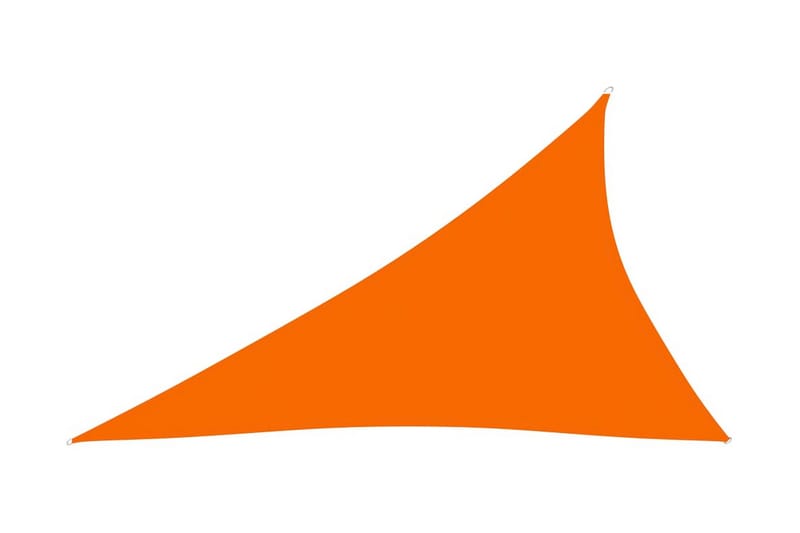 Solsegel oxfordtyg trekantigt 4x5x6,4 m orange - Orange - Utemöbler - Solskydd - Solsegel