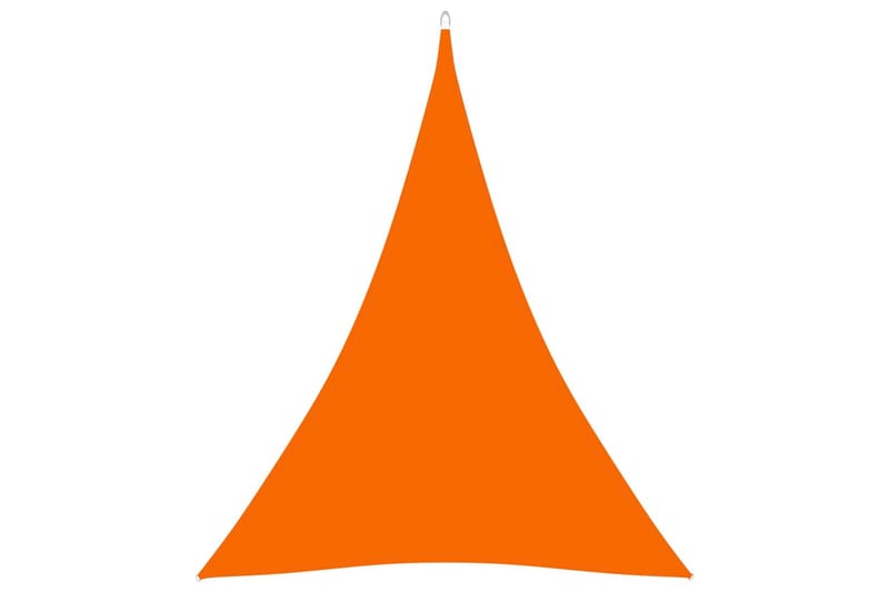 Solsegel oxfordtyg trekantigt 5x7x7 m orange - Orange - Utemöbler - Solskydd - Solsegel