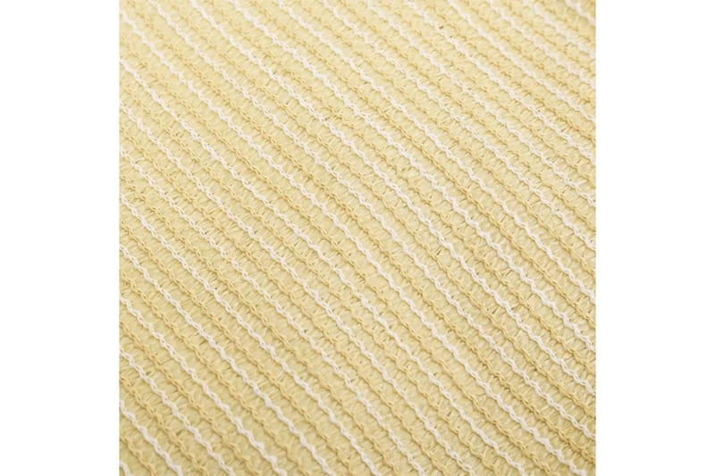 Solsegel 160 g/m² beige 2,5x4 m HDPE - Beige - Utemöbler - Solskydd - Solsegel