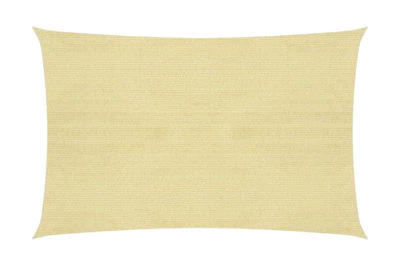 Solsegel 160 g/m² beige 3x4 m HDPE - Beige - Solsegel