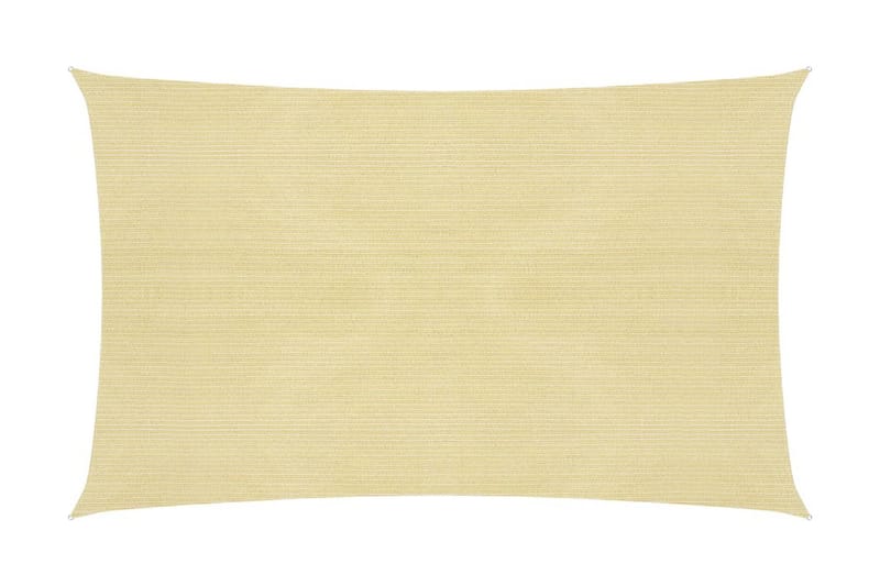 Solsegel 160 g/m² beige 3x5 m HDPE - Beige - Solsegel