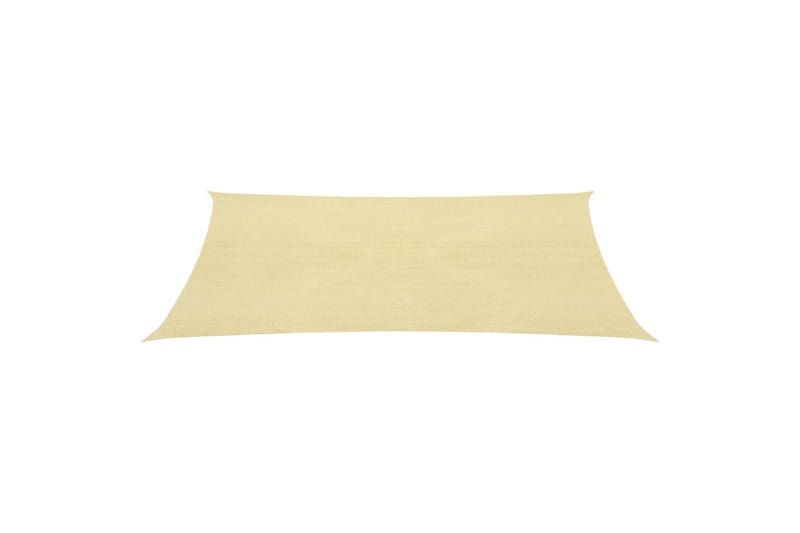 Solsegel 160 g/m² beige 5x5 m HDPE - Beige - Utemöbler - Solskydd - Solsegel
