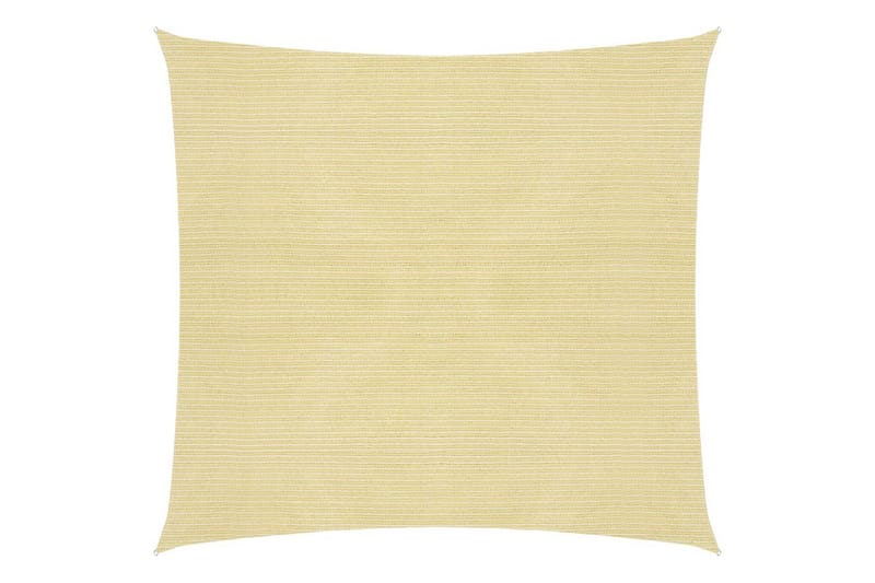 Solsegel 160 g/m² beige 5x5 m HDPE - Beige - Utemöbler - Solskydd - Solsegel