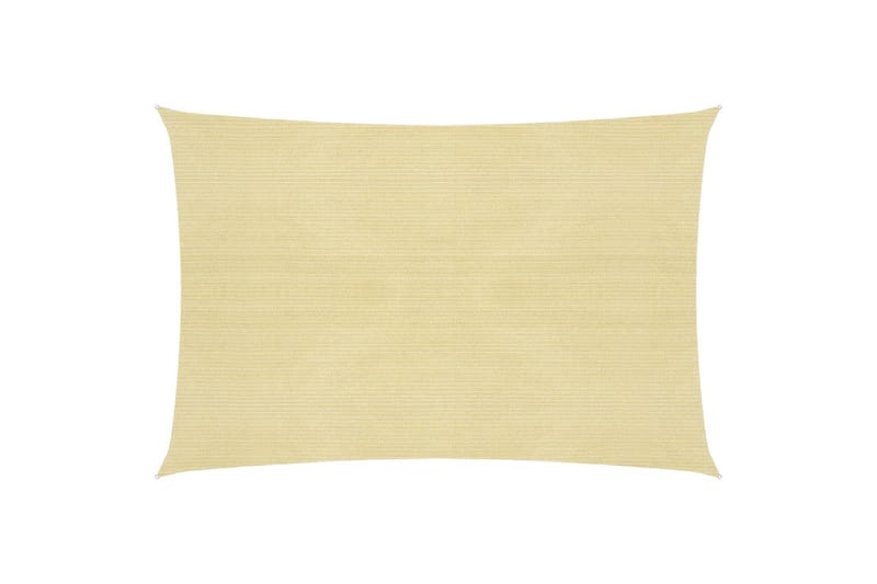 Solsegel 160 g/m² beige 5x6 m HDPE - Beige - Solsegel