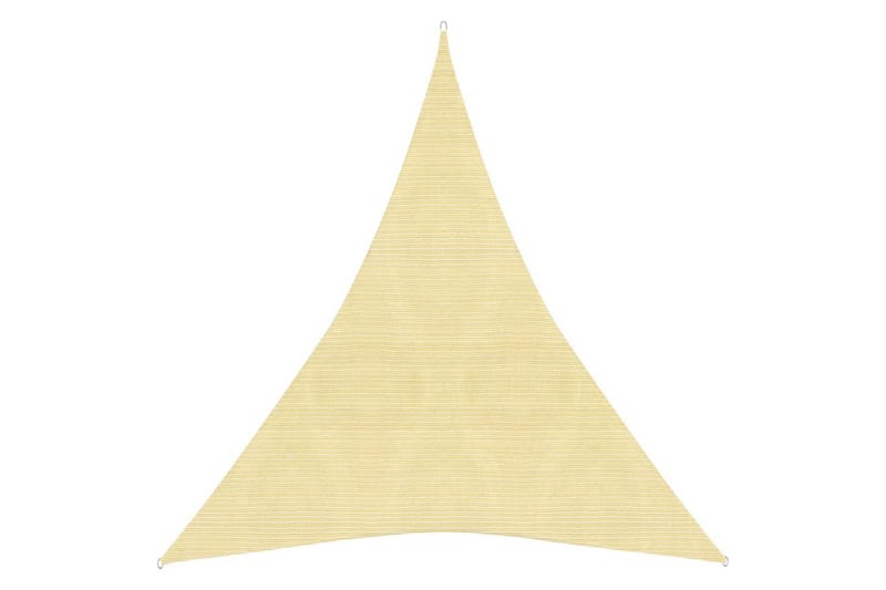 Solsegel 160 g/m² beige 5x7x7 m HDPE - Beige - Utemöbler - Solskydd - Solsegel