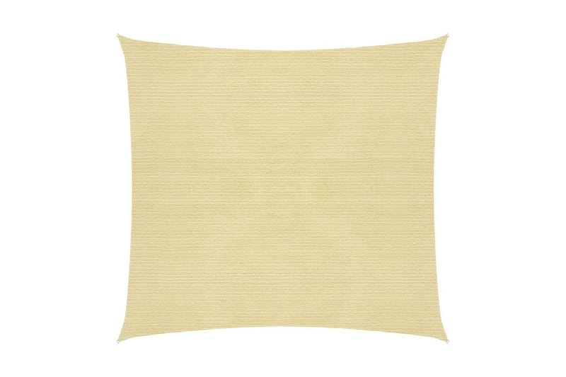 Solsegel 160 g/m² beige 6x6 m HDPE - Beige - Solsegel