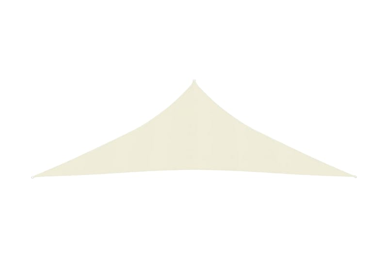 Solsegel 160 g/m² gräddvit 3,5x3,5x4,9 m HDPE - Kräm - Utemöbler - Solskydd - Solsegel