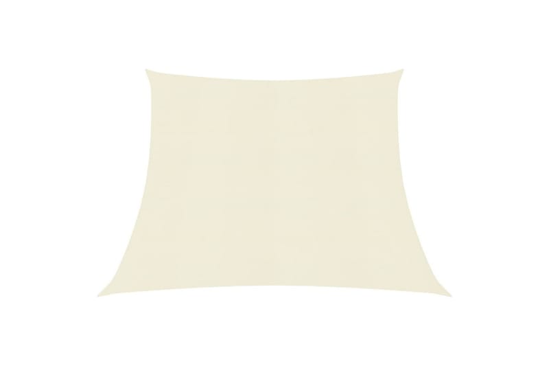 Solsegel 160 g/m² gräddvit 4/5x4 m HDPE - Kräm - Utemöbler - Solskydd - Solsegel
