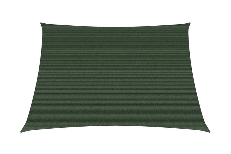 Solsegel 160 g/m² mörkgrön 4/5x4 m HDPE - Grön - Utemöbler - Solskydd - Solsegel