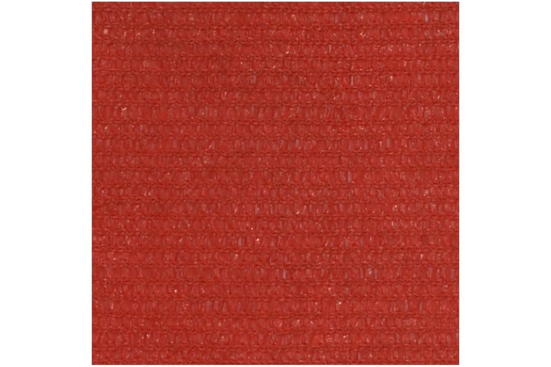 Solsegel 160 g/m² röd 3x4,5 m HDPE - Röd - Utemöbler - Solskydd - Solsegel