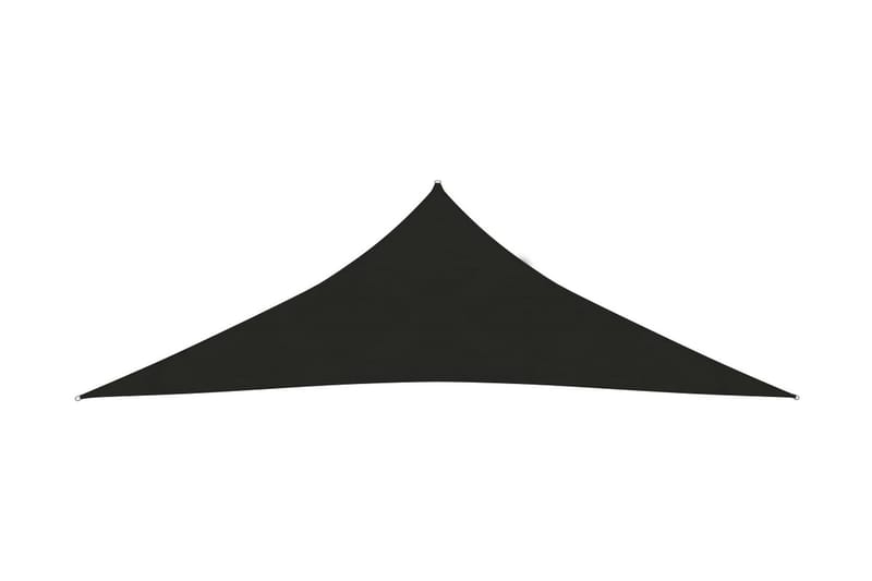 Solsegel 160 g/m² svart 3,5x3,5x4,9 m HDPE - Svart - Utemöbler - Solskydd - Solsegel