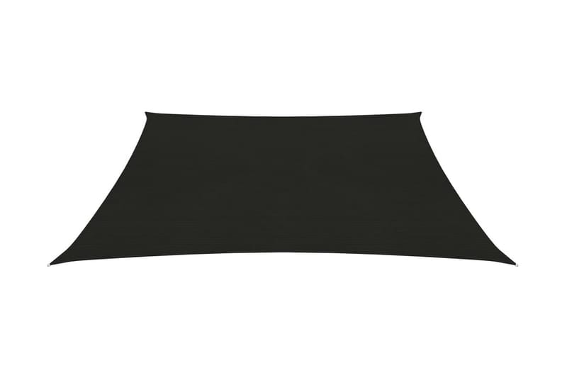 Solsegel 160 g/m² svart 3,6x3,6 m HDPE - Svart - Utemöbler - Solskydd - Solsegel