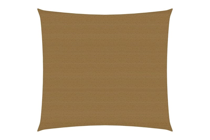 Solsegel 160 g/m² taupe 2,5x2,5 m HDPE - Brun - Utemöbler - Solskydd - Solsegel