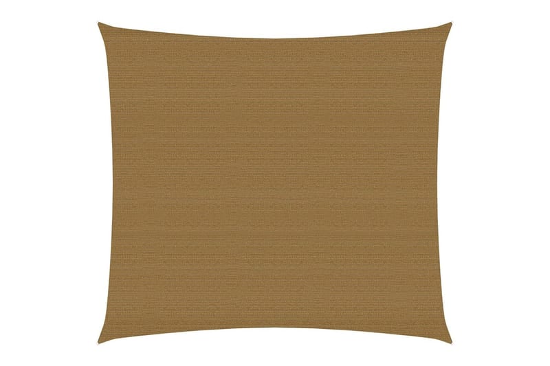 Solsegel 160 g/m² taupe 6x6 m HDPE - Brun - Utemöbler - Solskydd - Solsegel