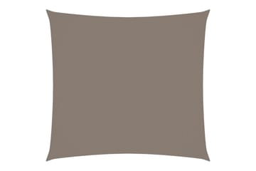 Solsegel oxfordtyg fyrkantigt 2,5x2,5 m taupe