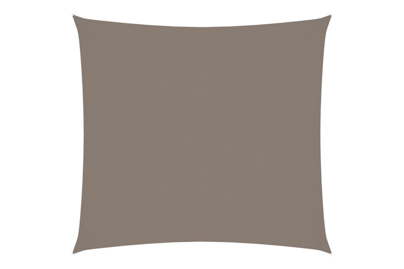 Solsegel oxfordtyg fyrkantigt 2,5x2,5 m taupe - Taupe - Utemöbler - Solskydd - Solsegel