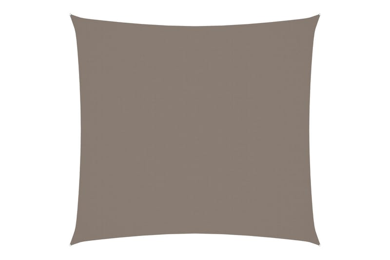 Solsegel oxfordtyg fyrkantigt 2,5x2,5 m taupe - Taupe - Solsegel