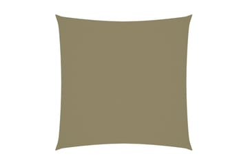 Solsegel oxfordtyg fyrkantigt 3x3 m beige