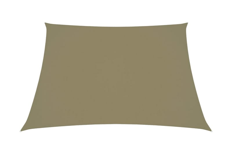Solsegel oxfordtyg fyrkantigt 3x3 m beige - Beige - Utemöbler - Solskydd - Solsegel