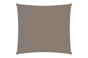 Solsegel oxfordtyg fyrkantigt 7x7 m taupe
