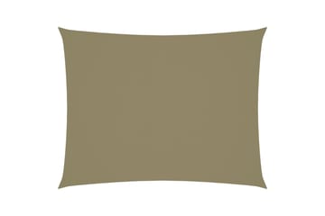 Solsegel oxfordtyg rektangulärt 2,5x3,5 m beige