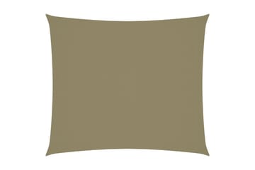 Solsegel oxfordtyg rektangulärt 2,5x3 m beige