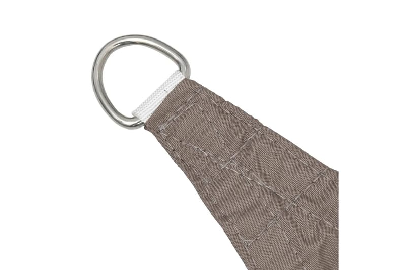 Solsegel oxfordtyg rektangulärt 2x4 m taupe - Brun - Utemöbler - Solskydd - Solsegel