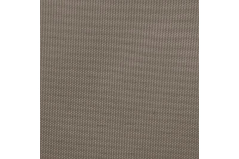 Solsegel oxfordtyg rektangulärt 2x4 m taupe - Brun - Utemöbler - Solskydd - Solsegel