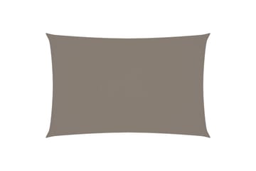 Solsegel oxfordtyg rektangulärt 2x5 m taupe