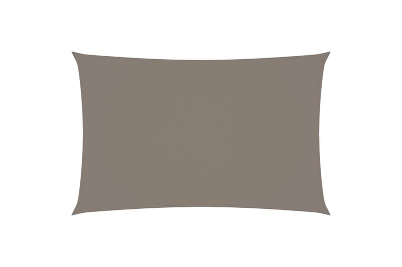 Solsegel oxfordtyg rektangulärt 2x5 m taupe - Taupe - Utemöbler - Solskydd - Solsegel