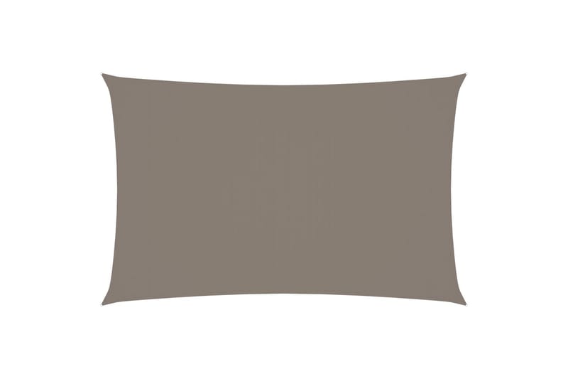 Solsegel oxfordtyg rektangulärt 2x5 m taupe - Taupe - Solsegel