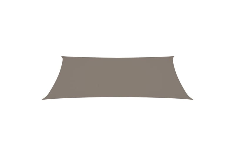 Solsegel oxfordtyg rektangulärt 2x5 m taupe - Taupe - Utemöbler - Solskydd - Solsegel
