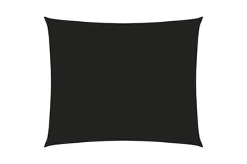 Solsegel oxfordtyg rektangulärt 3,5x4,5 m svart
