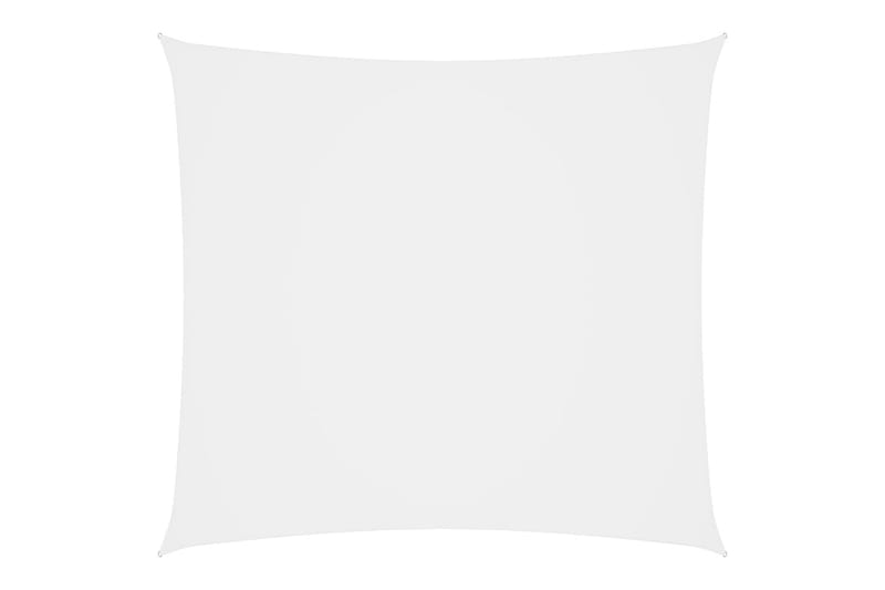 Solsegel oxfordtyg rektangulärt 3,5x5 m vit - Vit - Utemöbler - Solskydd - Solsegel