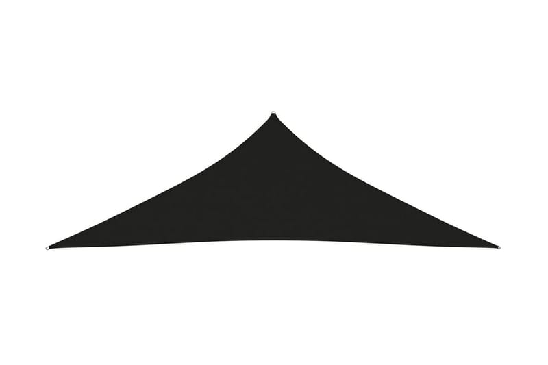 Solsegel oxfordtyg trekantigt 3,5x3,5x4,9 m svart - Svart - Utemöbler - Solskydd - Solsegel