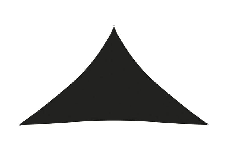 Solsegel oxfordtyg trekantigt 3,5x3,5x4,9 m svart - Svart - Utemöbler - Solskydd - Solsegel