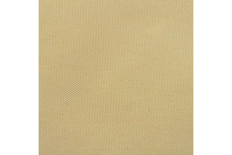 Solsegel Oxfordtyg trekantigt 3,6x3,6x3,6 m beige - Beige - Solsegel