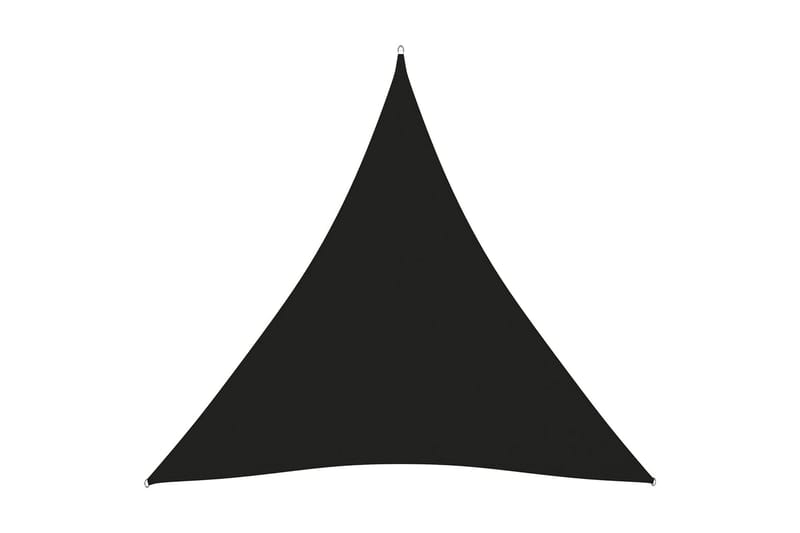 Solsegel oxfordtyg trekantigt 3x3x3 m svart - Svart - Utemöbler - Solskydd - Solsegel