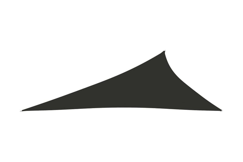 Solsegel oxfordtyg trekantigt 3x4x5 m antracit - Grå - Solsegel