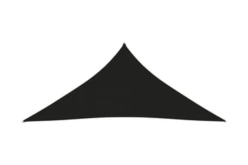 Solsegel oxfordtyg trekantigt 4x5x5 m svart