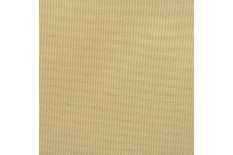 Solsegel Oxfordtyg trekantigt 5x5x5 m beige - Beige - Utemöbler - Solskydd - Solsegel