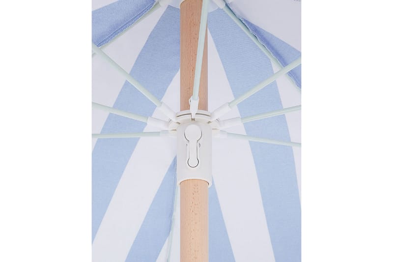 Teulon Parasoll 150 cm - Blå/Vit/Ljusbrun - Utemöbler - Solskydd - Parasoll