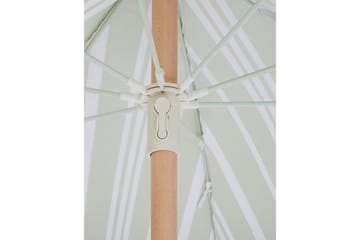 Teulon Parasoll 150 cm - Vit/Ljusbrun - Utemöbler - Solskydd - Parasoll - Balkongparasoll