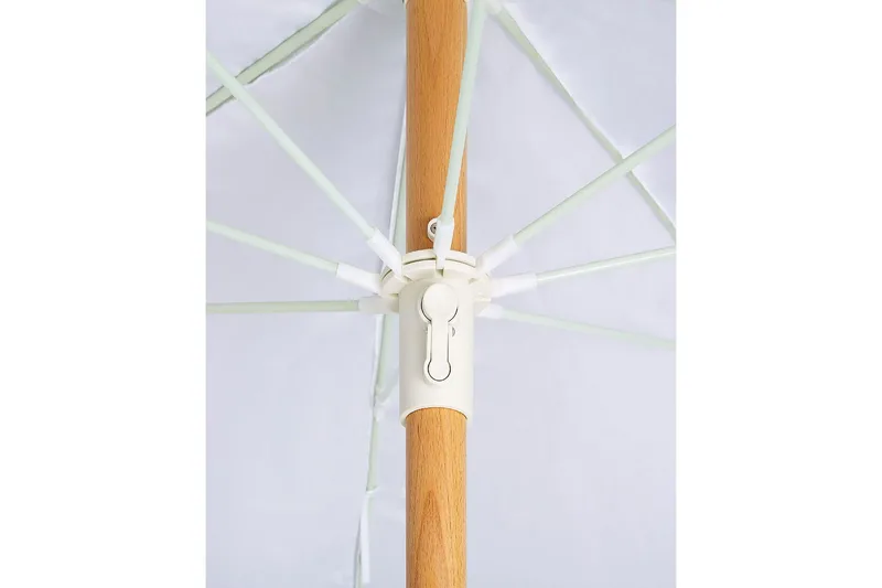 Teulon Parasoll 150 cm - Vit/Ljusbrun - Utemöbler - Solskydd - Parasoll