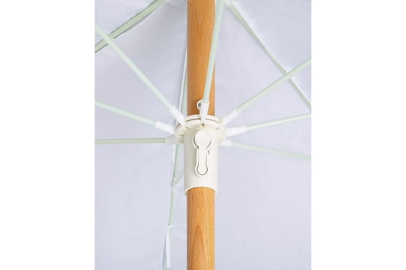 Teulon Parasoll 150 cm - Vit/Ljusbrun - Utemöbler - Solskydd - Parasoll
